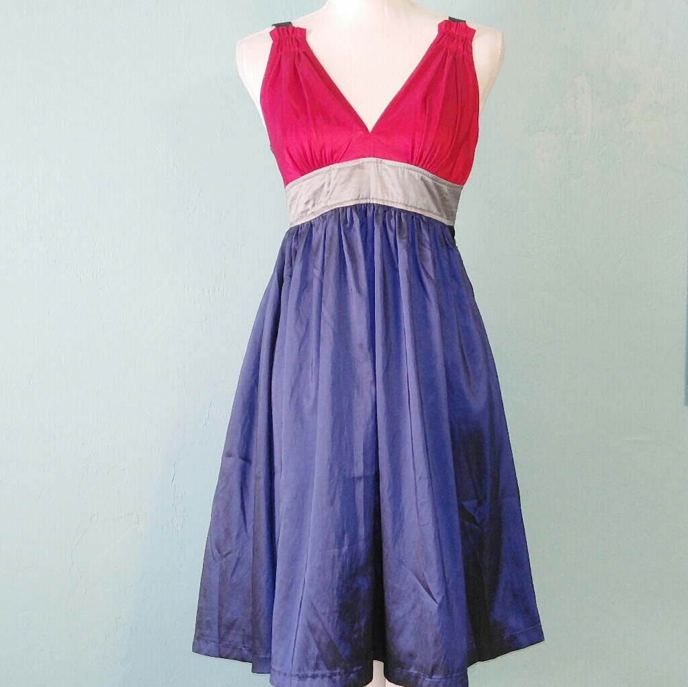 Fumblin Foe Blue & Red Dress Small